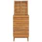 Preview:  Wäschekorb 40×40×70 cm Teak Massivholz