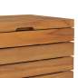 Preview:  Wäschekorb 40×40×70 cm Teak Massivholz