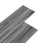 Preview:  PVC-Fliesen 4,46 m² 3 mm Selbstklebend Gestreift Grau