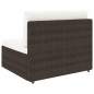 Preview:  8-tlg. Garten-Lounge-Set Poly Rattan Braun