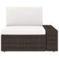 Preview:  8-tlg. Garten-Lounge-Set Poly Rattan Braun