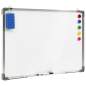 Preview:  Magnetisches Whiteboard Weiß 70 x 50 cm Stahl
