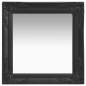 Preview:  Wandspiegel im Barock-Stil 50x50 cm Schwarz