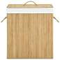 Preview:  Bambus-Wäschekorb mit 2 Fächern 100 L