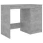 Preview:  Schreibtisch Betongrau 140x50x76 cm Holzwerkstoff