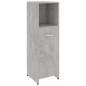 Preview:  Badezimmerschrank Betongrau 30x30x95 cm Holzwerkstoff