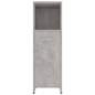 Preview:  Badezimmerschrank Betongrau 30x30x95 cm Holzwerkstoff