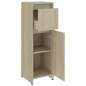 Preview:  Badezimmerschrank Sonoma-Eiche 30x30x95 cm Holzwerkstoff