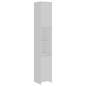 Preview:  Badezimmerschrank Weiß 30x30x183,5 cm Holzwerkstoff