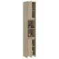 Preview:  Badezimmerschrank Sonoma-Eiche 30x30x183,5 cm Holzwerkstoff