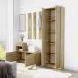 Preview:  Garderobenschrank Sonoma-Eiche 55x25x189 cm Holzwerkstoff