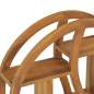 Preview:  Wandregal Yin und Yang 60x15x60 cm Teak Massivholz 