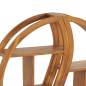 Preview:  Wandregal Yin und Yang 100x20x100 cm Teak Massivholz 
