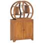 Preview:  Schrank mit Yin-Yang-Regal 70x30x130 cm Teak Massivholz 