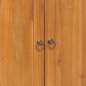 Preview:  Schrank mit Yin-Yang-Regal 70x30x130 cm Teak Massivholz 