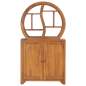 Preview:  Schrank mit Yin-Yang-Regal 70x30x130 cm Teak Massivholz 