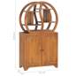 Preview:  Schrank mit Yin-Yang-Regal 70x30x130 cm Teak Massivholz 