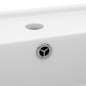 Preview:  Luxus-Waschbecken Überlauf Quadratisch Matt Weiß 41x41 cm