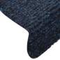 Preview:  15-tlg Selbstklebende Treppenmatten Navy 56x17x3cm Nadelvlies 