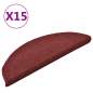 Preview:  Treppenmatten 15 Stk. Rot 56x17x3 cm