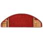 Preview:  Treppenmatten Selbstklebend 15 Stk. Rot 65x21x4 cm  