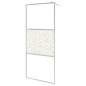 Preview:  Duschwand für Begehbare Dusche ESG-Glas Steindesign 80x195 cm