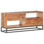 Preview:  TV-Schrank 120x30x50 cm Raues Akazienholz