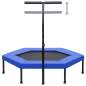 Preview:  Fitness Trampolin mit Griff Sicherheitspolster Sechseck 122 cm