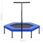 Preview:  Fitness Trampolin mit Griff Sicherheitspolster Sechseck 122 cm