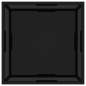 Preview:  Beistelltisch Schwarz 60x60x35 cm Hartglas