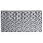 Preview:  Outdoor-Teppich ARAKIL Weiß und Schwarz 120x180 cm PP