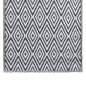 Preview:  Outdoor-Teppich ARAKIL Weiß und Schwarz 120x180 cm PP