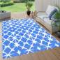 Preview:  Outdoor-Teppich Blau und Weiß 120x180 cm PP