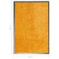 Preview:  Fußmatte Waschbar Orange 40x60 cm 