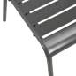 Preview:  Gartenstühle 4 Stk. Lattendesign Stahl Dunkelgrau