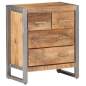 Preview:  Sideboard 60x35x70 cm Raues Mangoholz