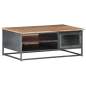 Preview:  Couchtisch Grau 90x50x35 cm Massivholz Akazie