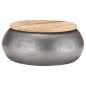 Preview: 323531  Coffee Table Grey 68x68x30 cm Solid Mango Wood