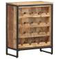 Preview:  Weinschrank 62x33x78,5 cm Raues Mangoholz  