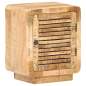 Preview:  Nachttisch 40x30x50 cm Raues Mangoholz