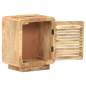 Preview:  Nachttisch 40x30x50 cm Raues Mangoholz