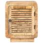 Preview:  Nachttisch 40x30x50 cm Raues Mangoholz