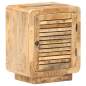 Preview:  Nachttisch 40x30x50 cm Raues Mangoholz