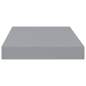 Preview:  Schwebende Wandregale 4 Stk. Grau 40x23x3,8cm MDF 