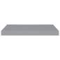 Preview:  Schweberegale 4 Stk. Grau 60x23,5x3,8cm MDF