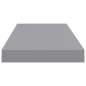 Preview:  Schweberegale 4 Stk. Grau 60x23,5x3,8cm MDF