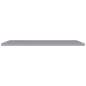 Preview:  Schwebendes Wandregal Grau 120x23,5x3,8 cm MDF