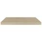 Preview:  Schwebende Wandregale 2 Stk. Eichefarben 60x23,5x3,8cm MDF