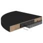 Preview: 323919  Floating Corner Shelf Black 35x35x3,8 cm MDF