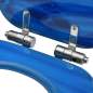 Preview:  Toilettensitze Soft-Close-Deckel 2 Stk. MDF Blau Wassertropfen